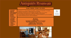 Desktop Screenshot of antiquitesrousseau.com